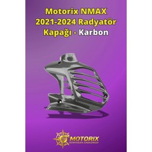 Nmax 2021-2024 Radyatör Kapağı - Karbon