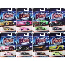 Hot Wheels Neon Speeders 2026 8'li Set Honda Prelude Rx-7 AE86 Camaro Porsche Datsun Bmw