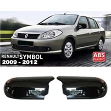 Ekolmaks Renault Symbol 2 Batman Yarasa Ayna Kapağı Piano Black / 2009 - 2012