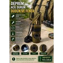 Kalemhane Deprem Acil Yardım Fonksiyonlu Düdük