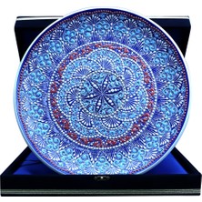 E38 El Işçiliği Çini  Tabak - 30 cm - 6528