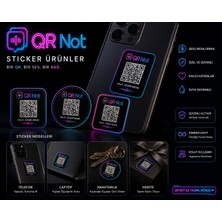 Qr Not QRNot Dijital Hatıra Qr Kod Etiketi – Ses, Video, Görsel, Konum, Acil Durum Bilgisi ve Link Paylaşımı (1 Adet)