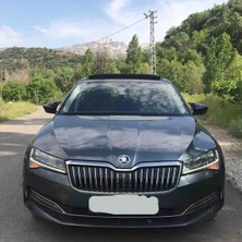 Ekolmaks Scoda Superb Mk3 Batman Yarasa Ayna Kapağı Piano Black / 2015-2021