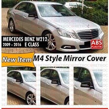 Ekolmaks Mercedes E Class W212 Batman Yarasa Ayna Kapağı Piano Black / 2009-2016