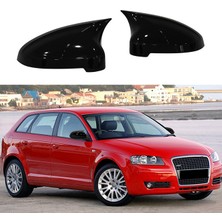 Ekolmaks Audi A3 8p Batman Yarasa Ayna Kapağı Piano Black / 2008-2012