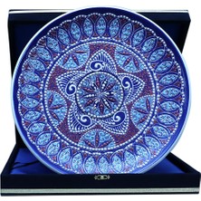 E38 El Işçiliği Çini  Tabak - 30 cm - 6524