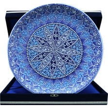 E38 El Işçiliği Çini  Tabak - 30 cm - 6527