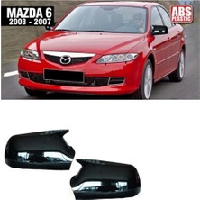 Ekolmaks Mazda 6 Batman Yarasa Ayna Kapağı Piano Black / 2003-2007