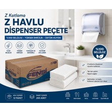 Fensi Z Peçete Katlama Z Havlu Dispenser 200'LÜ x 12'li Koli