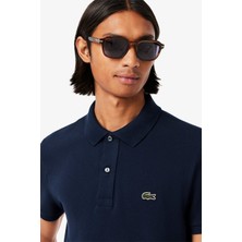 Lacoste Light Men's Slim Fit Polo T-Shirt Erkek Polo Yaka Tişört Lacivert
