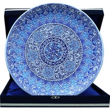 E38 El Işçiliği Çini  Tabak - 30 cm - 6523