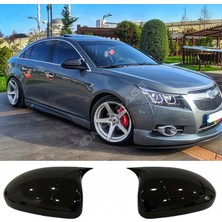 Ekolmaks Chevrolet Cruze Batman Yarasa Ayna Kapağı Piano Black / 2012-2016