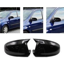 Ekolmaks Hyundai Getz Batman Yarasa Ayna Kapağı Piano Black / 2002-2011