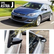 Ekolmaks Opel Astra J Batman Yarasa Ayna Kapağı Piano Black / 2009-2020