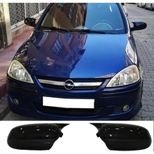 Ekolmaks Opel Corsa C Batman Yarasa Ayna Kapağı Piano Black / 2000-2006