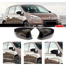 Ekolmaks Renault Scenic 3 Batman Yarasa Ayna Kapağı Piano Black / 2010-2015