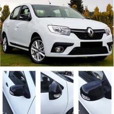 Ekolmaks Renault Symbol Batman Yarasa Ayna Kapağı Piano Black / 2012 ve Sonrası