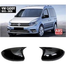 Ekolmaks Volkswagen Caddy Batman Yarasa Ayna Kapağı Piano Black / 2015 - 2020