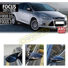 Ekolmaks Ford Focus 3 Batman Yarasa Ayna Kapağı Piano Black / 2011-2018