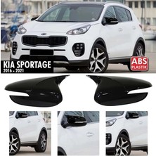 Ekolmaks Kia Sportage Batman Yarasa Ayna Kapağı Piano Black Mirror Lamp / 2016 - 2021
