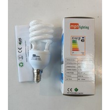 Mgn Lighting 11W E14 Duy Tasarruflu Ampul 2700K Sarı Işık T2 Yarı Spiral (Sr 24010)