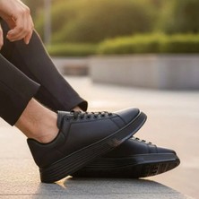 Garajmen Siyah, Beyaz ve Kum Rengi Erkek Spor Ayakkabı