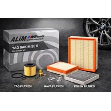 Bmw 5 E60 N47 2.0 L Motor Mann Tipi Filtre Seti - Yağ/hava/polen Filtresi 3lü Seti