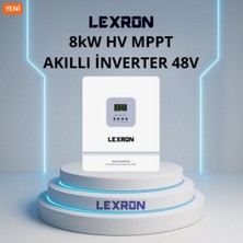 Lexron 8kw Hv Mppt Akıllı Inverter 48V - 9 Üniteye Kadar Paralellenebilir