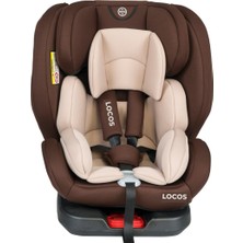 locos 360 Derece Dönebilen Izofix Destekli (0-36) kg Çocuk Oto Koltuğu