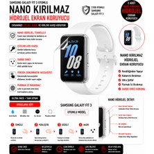 Astakos Samsung Galaxy Fit 3 Uyumlu Nano Jel Ekran Koruyucu 2 Adet Güçlendirilmiş Darbe Emici