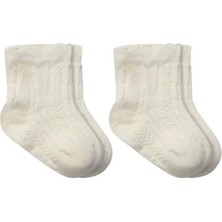 Markaon Üreticiniz Fiyonklu Penye Soket Çorap 2li 10150 Naturel