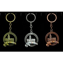 Aslanoğlu Store Mey Ithalat® Metal Galata Kulesi Anahtarlık Model 3
