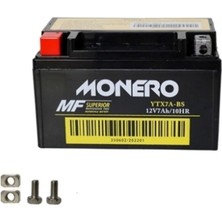 Arzu 12X7 Yatık Akü Monero