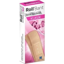 Kurtsan Medikal Roll Bant Tekstil Yara Bandı Klasik 10\'lu 10 Kutu