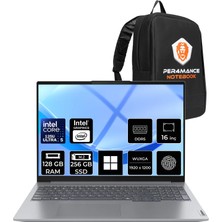Lenovo Thinkbook 16 Gen 7 Core Ultra 5 125U 128GB Ram 256GB SSD 16" Fhd+ WIN11 Pro 21MS005KTRP446 Notebook + Per4 Çanta