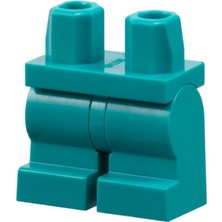 LEGO Minifigür Parçaları: Short Legs, Kısa Bacak, Kısa Ayak: 970CM00 Dark Turquoise - Koyu Turkuaz
