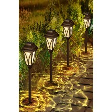 BENCEAL 6'lı Set Solar Güneş Enerjili Bahçe Yürüyüş Yolu Peyzaj Dekoratif LED Aydınlatma Su Geçirmez