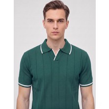 Plus Scorpion Erkek Polo Yaka Triko Kısa Kollu T-Shirt