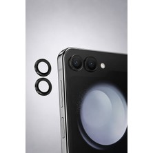 AHK Tekno Samsung Fli̇p 5 Uyumlu Arka Kamera Koruyucu+ Full Nano Ekran Koruyucu Seti