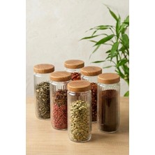 Empressco Casteroli 6 Adet 1,5 Litre Akasya Kapak Görünümlü Çizgili Kavanoz 1500 ml - Fiyatı, Yorumları