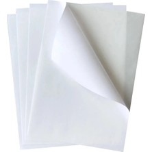 Azresa 50 Adet Mat Yapışkanlı Boş A4 Etiket – Yazıcı Uyumlu Sticker Kağıdı (A4 Boyut, Kendinden Yapışkanlı)