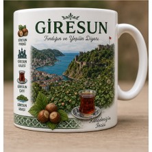 Kadorex Design Türkiye Şehirleri Özel Tasarım Kupa Bardak – Yöresel Kültür ve Lezzet Tasarımlı Koleksiyon (Giresun)
