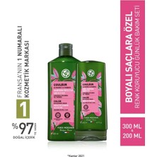 Yves Rocher Boyalı Saçlar Için Renk Koruyucu 2'li Set Şampuan ve Saç Kremi 300 ml Parlaklık Vegan Bakım