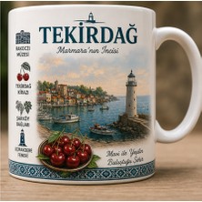 Kadorex Design Türkiye Şehirleri Özel Tasarım Kupa Bardak – Yöresel Kültür ve Lezzet Tasarımlı Koleksiyon (Tekirdağ)