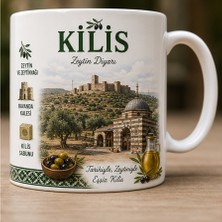 Kadorex Design Türkiye Şehirleri Özel Tasarım Kupa Bardak – Yöresel Kültür ve Lezzet Tasarımlı Koleksiyon (Kilis)