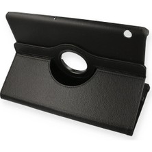 OtoTech Mey Ithalat®  Huawei Mediapad T5 10 Kılıf 360 Tablet Deri Kılıf - Siyah