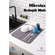 Empressco Homelka Mikrotex Bulaşık Matı Süper Emici Bulaşık Kurutma Matı 45X36CM Tezgah Üstü Bulaşık Matı Antrasit - Fiyatı, Yorumları