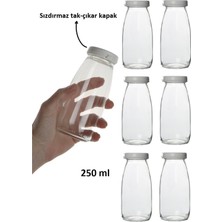 Empressco Milea 6 Adet Şeffaf Cam Şişe Süt Ayran Limonata Sirke Meşrubat Şişesi Çok Amaçlı - Fiyatı, Yorumları