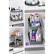 Empressco Mowo Home Mutfak Banyo Rafı Dolap Tezgah Altı Üstü Baharatlık Kavanoz Deterjan Kozmetik Makyaj Düzenleyici - Fiyatı, Yorumları