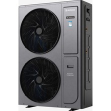 Airmax Comfort 12 kW R32 DC Inverter Hava/Su Isı Pompası | Yerden Isıtma, Radyatör ve Fan-Coil Uyumlu | A+++